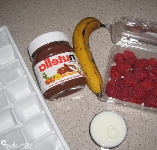 Мусс бананово-творожный с клубникой, пошаговый рецепт с фото